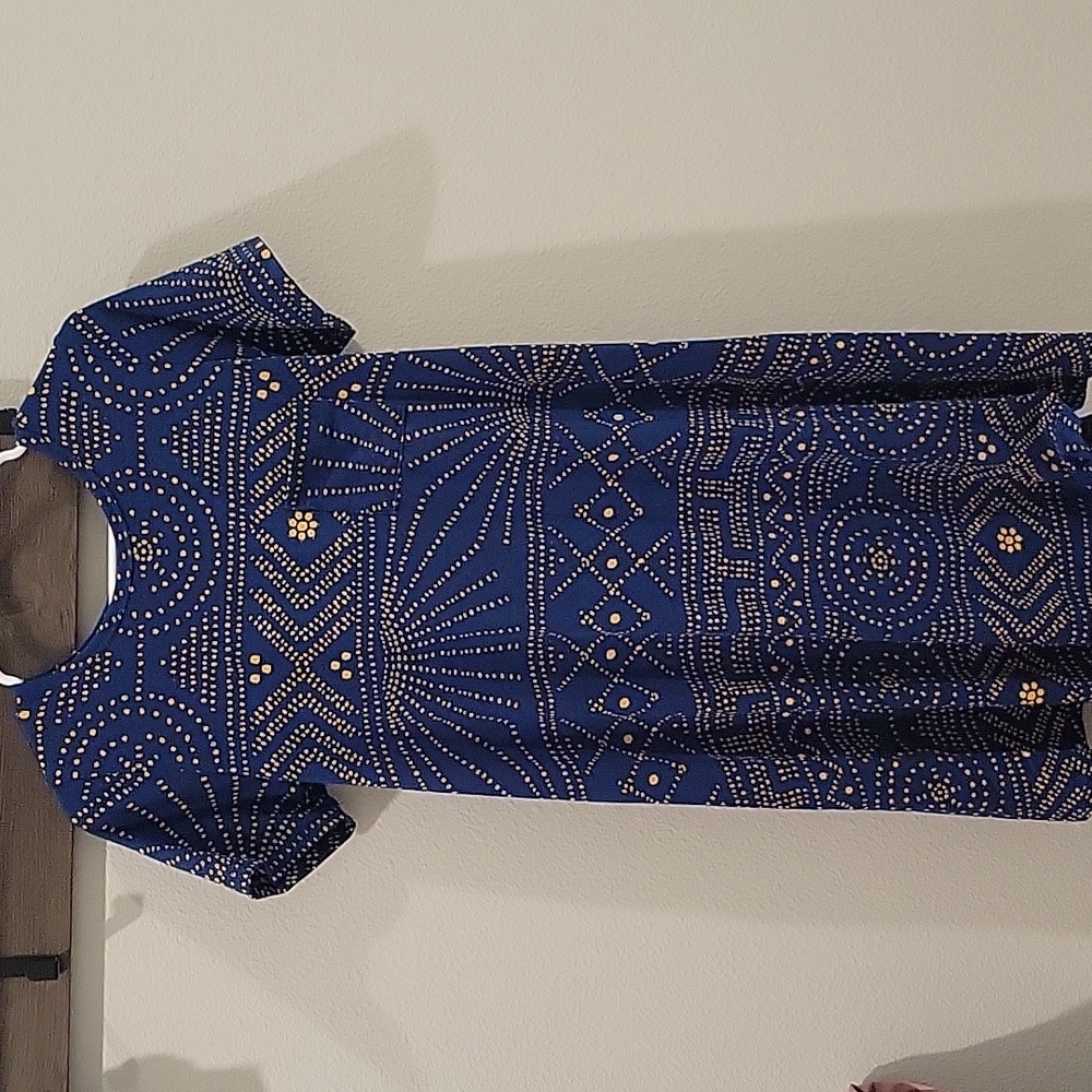 Lularoe blue tshirt dress